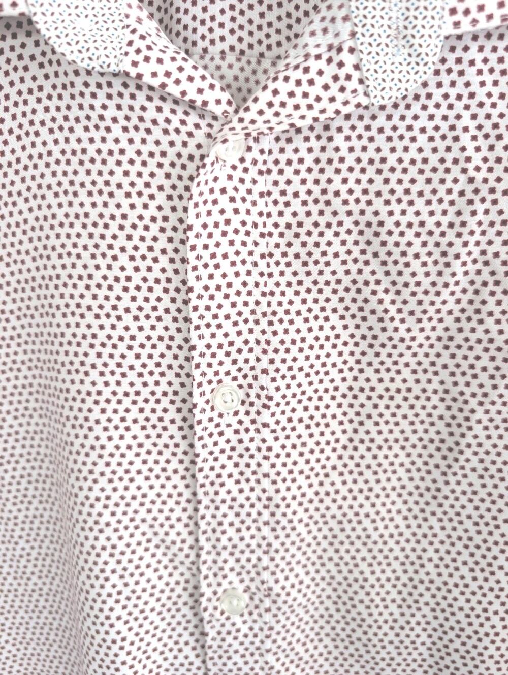 Society Of Threads Men's Slim-Fit Stretch Solid Dress Shirt Burgundy XL NWT